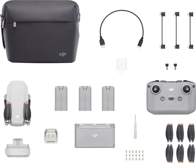 DJI Mavic Mini 2 Fly More Combo Drone  9.9x7.4x5.9in , Gray - ONLINE ONLY