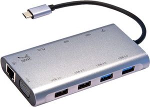 SMK-Link VP6950 USB-C 100W Mini Docking Station with Multi-Stream Triple Video - ONLINE ONLY