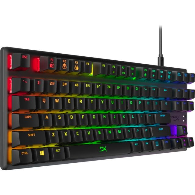 HyperX Alloy Origins HX-RED RGB Mechanical Keyboard, Black